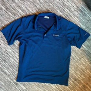 Men’s Columbia PFG Omni Wick Polo (Blue)